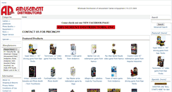 Desktop Screenshot of amusementdistributors.com